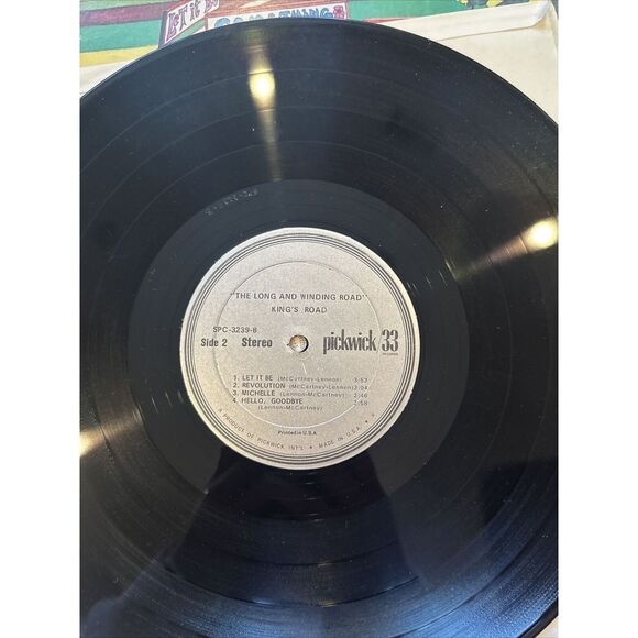 The Long and Winding Road Kings Road Vinyl record SPC 3239 pickwick - Picture 3 of 4